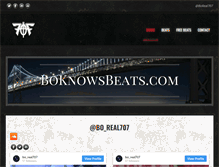 Tablet Screenshot of boknowsbeats.com